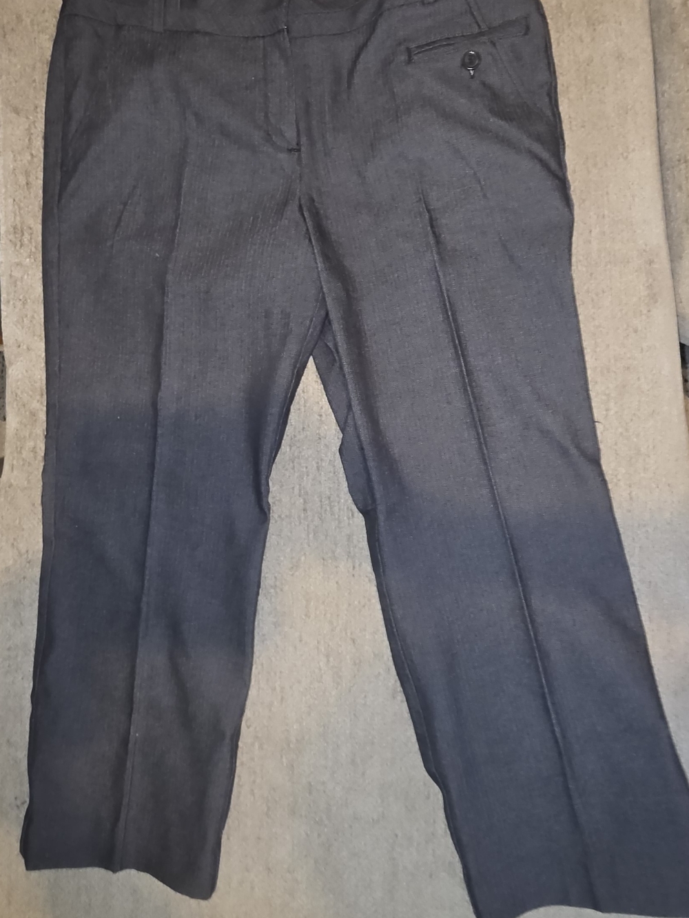 dressbarn Women's Dark Gray Dress Slacks